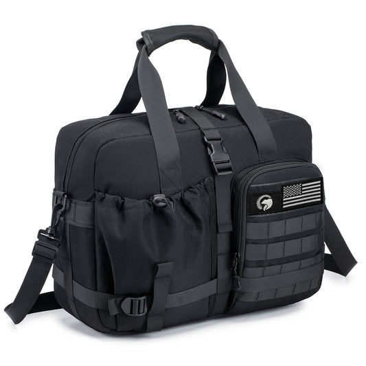 40x30x15cm / 16x12x6 inch Carry On Travel Duffle Bag  Personal item Bag for Airplane,Under Seat 15.6 inch Laptop Bag Black