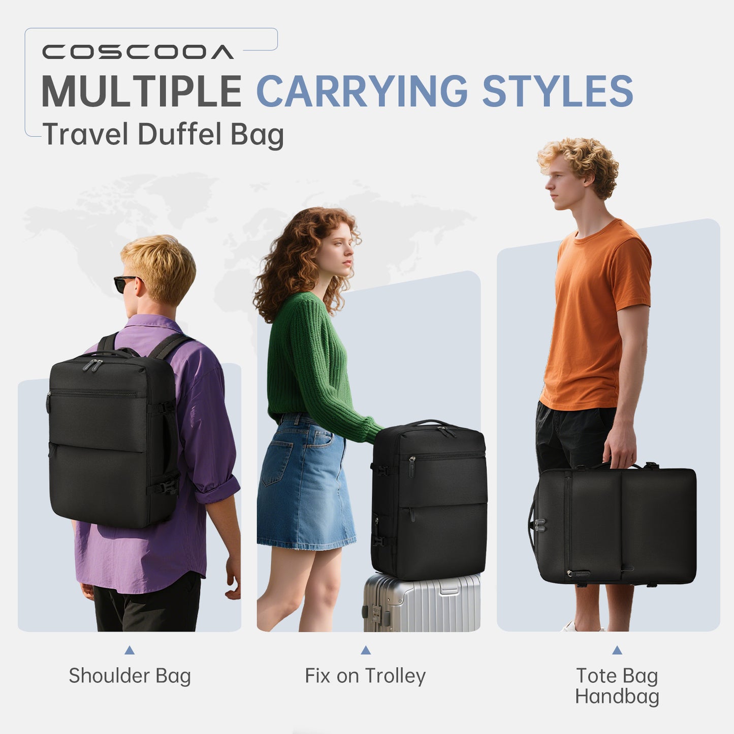 Expandable Carry On Travel Backpack,For Frontier Airlines Personal Item Bag 18x14x8 Underseat Travel Duffel Bag,17 inch Laptop Backpack Flight Approved