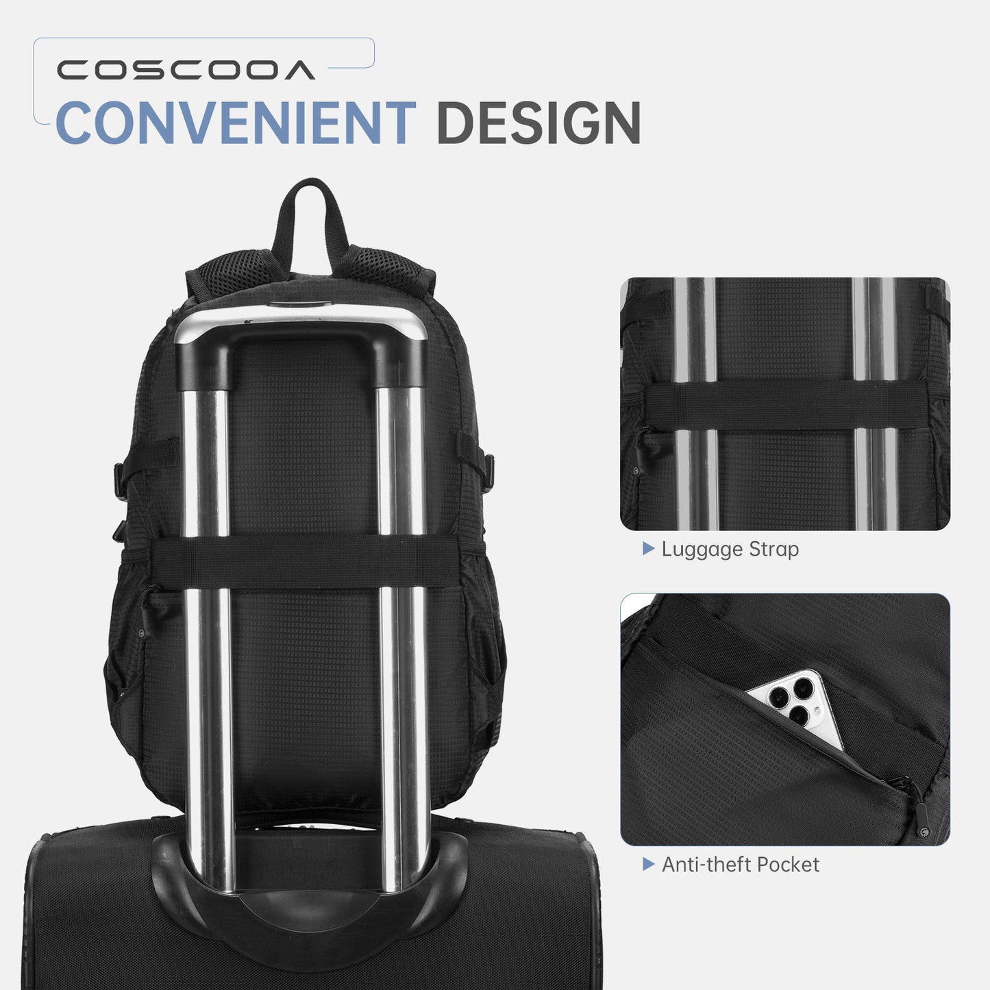 40x20x25 cm Carry On Backpack 20L,Ryanair Personal Item  bag,Flight Approved Underseat Travel Luggage Bag,Mochila de Viaje,Cabin Size Lightweight Backpack