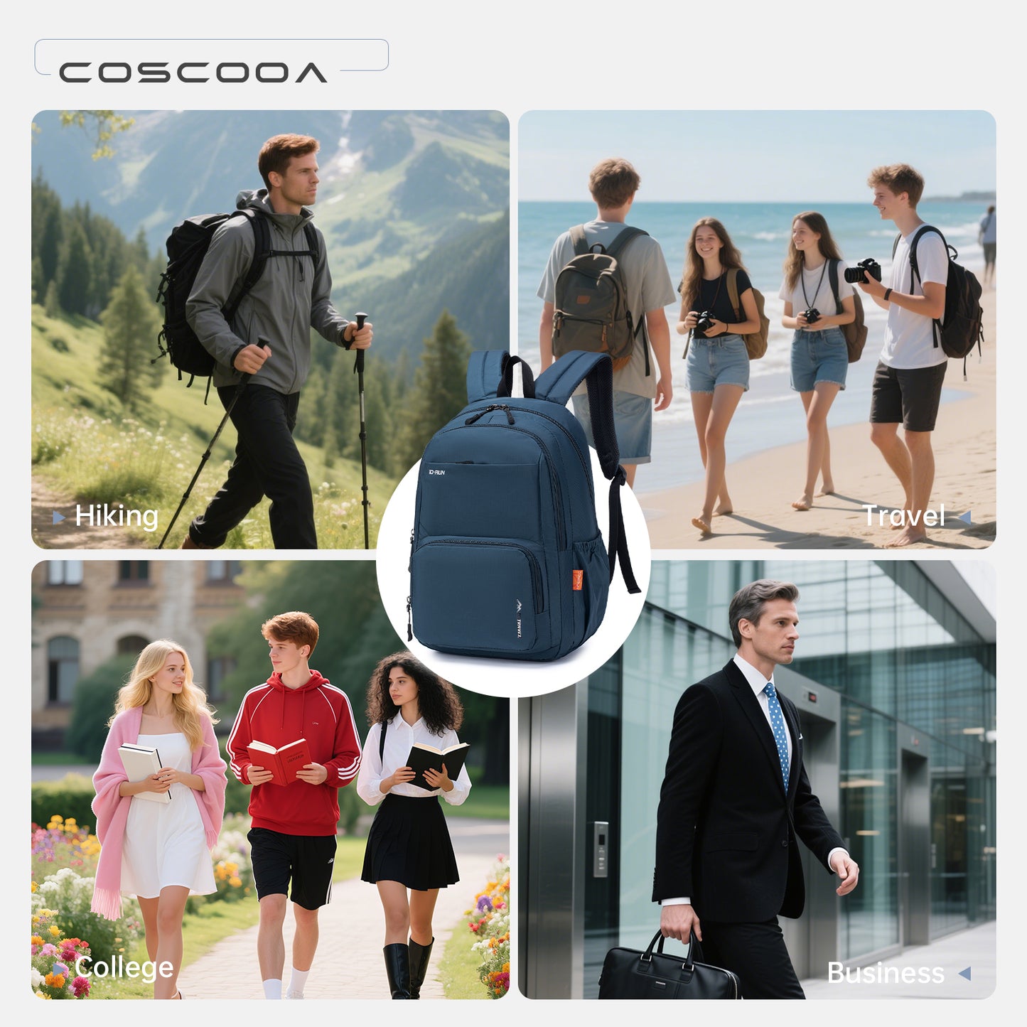 17x10x9 in/40x20x25 CM Backpack 20L,United Airlines Personal Item Bag  Flight Approved Underseat Ryanair 40x20x25 CM Carry on Luggage Bag,Mochila de Viaje,Cabin Size Backpack