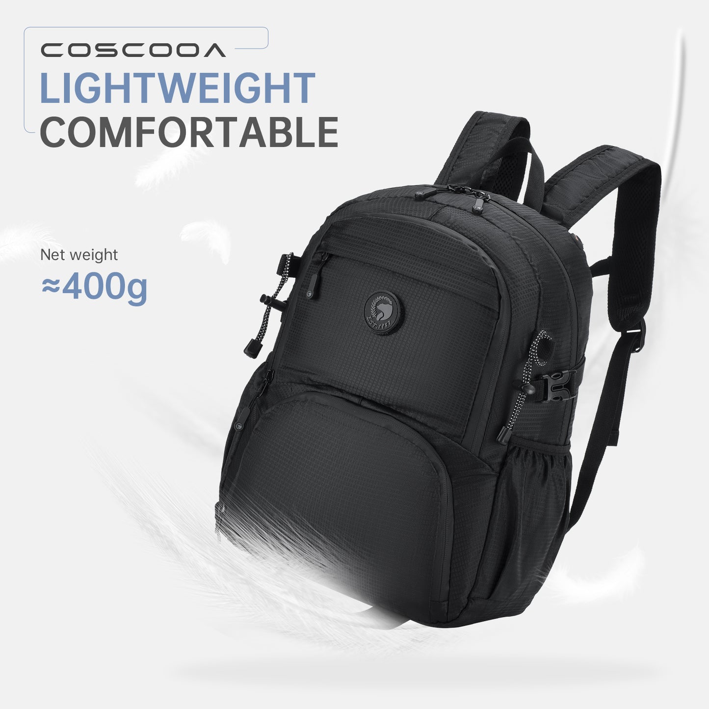40x20x25 cm Carry On Backpack 20L,Ryanair Personal Item  bag,Flight Approved Underseat Travel Luggage Bag,Mochila de Viaje,Cabin Size Lightweight Backpack