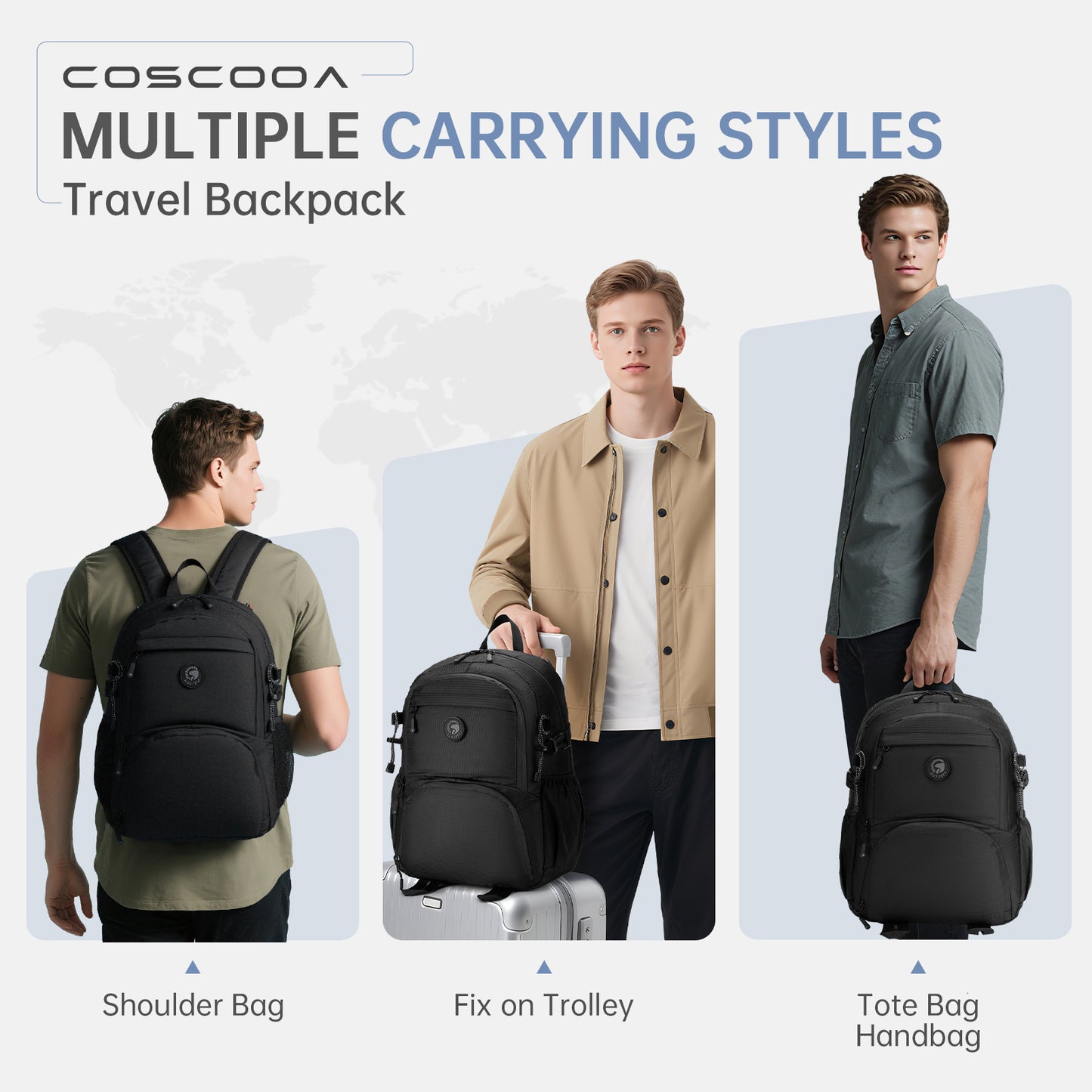 40x20x25 cm Carry On Backpack 20L,Ryanair Personal Item  bag,Flight Approved Underseat Travel Luggage Bag,Mochila de Viaje,Cabin Size Lightweight Backpack